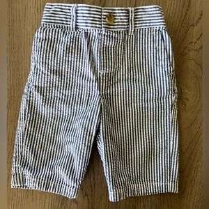 Ralph Lauren: Blue & White Striped Pants: Size 3m